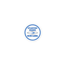 Load image into Gallery viewer, Blue Label Bubble stickers