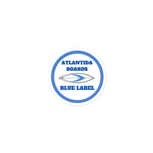Load image into Gallery viewer, Blue Label Bubble stickers