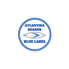 Load image into Gallery viewer, Blue Label Bubble stickers