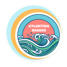 Load image into Gallery viewer, Atlantida Boards Bubble Stickers Blue&Green