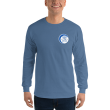Load image into Gallery viewer, Blue&Gold Classic Men’s Long Sleeve Shirt