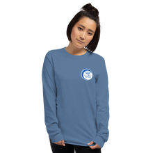 Load image into Gallery viewer, Blue&Gold Classic Men’s Long Sleeve Shirt