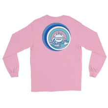 Load image into Gallery viewer, Blue&Pink Men’s Long Sleeve Shirt 2022