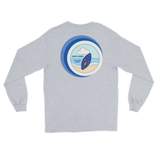 Load image into Gallery viewer, Blue&White Label Men’s Long Sleeve Shirt 2022