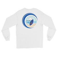 Load image into Gallery viewer, Blue&White Label Men’s Long Sleeve Shirt 2022