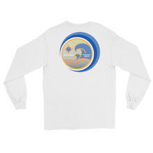 Load image into Gallery viewer, Blue&Orange Men’s Long Sleeve Shirt 2022