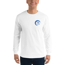 Load image into Gallery viewer, Blue&Orange Men’s Long Sleeve Shirt 2022