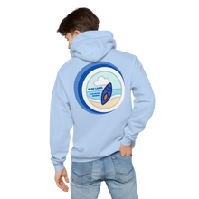 Load image into Gallery viewer, Blue&White Unisex fleece hoodie 2022
