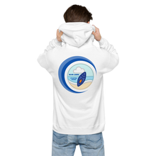 Load image into Gallery viewer, Blue&White Unisex fleece hoodie 2022