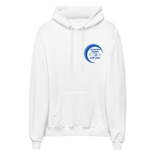Load image into Gallery viewer, Blue&White Unisex fleece hoodie 2022