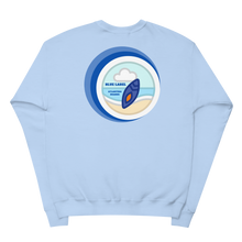 Load image into Gallery viewer, Blue Label Unisex fleece sweatshirt