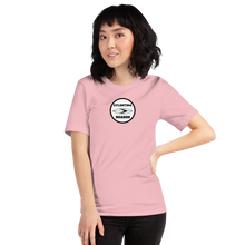 Load image into Gallery viewer, Aigües Blanques Short-Sleeve Rider Unisex T-Shirt