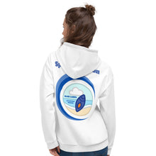 Load image into Gallery viewer, Atlantida Boards Riders Hoodie Blue&amp;White Special Edition
