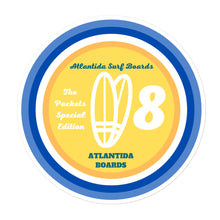 Load image into Gallery viewer, Atlantida Boards Bubble Stickers The Packets El Ocho
