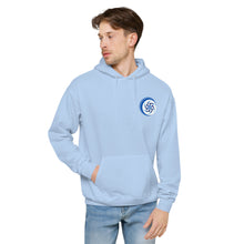Load image into Gallery viewer, The Packets Blue Unisex Fleece Hoodie
