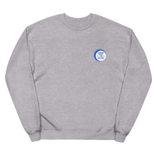Load image into Gallery viewer, Blue Label Unisex fleece sweatshirt
